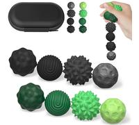 8 Pierres Sensorielles Anti-Stress en Silicone, Jouet Fidget Silencieux pour Enfants et Adultes, Pierre Sensorielle Texturée, Outil de Relaxation pour Gestion du Stress, TDAH, Autisme (V+N)
