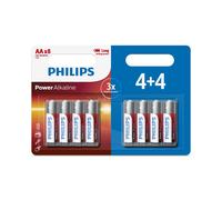 8 Piles 1.5v Aa/lr06 Philips Power Alkaline