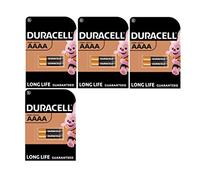 8 piles Duracell AAAA Alcaline (4 ampoules de 2 batteries)