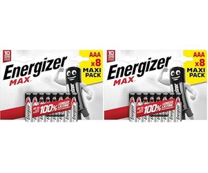 8 Piles Energizer Max AAA LR03 MN2400 (Lot de 2)