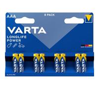 Varta Piles LONGLIFE POWER LR03/AAA 8 pièces