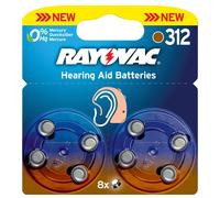 8 Piles Rayovac HA312 - 145V