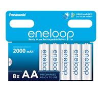 8 Piles Rechargeables AA / HR6 2000mAh Panasonic Eneloop BK-3MCDE