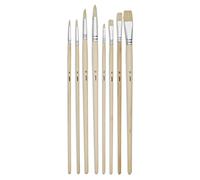 Pinceau Pebeo - 8 brosses soies Beau Blanc