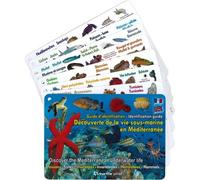 8 Plaquettes IMMERGEABLES Découverte de la vie sous-marine en Méditerranée Guide d'identification immergeable, 1ère Edition - Nicolas Barraqué - Gap Eds - broché - Guide