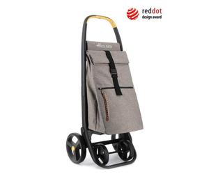 8 PLUS ECOPEP - Chariot de course Rolser pliable 4 roues - Beige