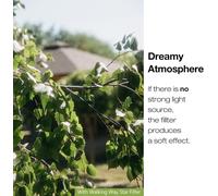 8 Points Variable Star Filter 49MM - Adjustable Glitter Effect Filter - Cross Effect Filter, Optical Glass with Ultra Thin Frame