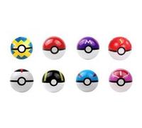 8 poke ball différents avec 8 mini figurines Pokémon pokeball aléatoires G
