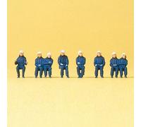 8 Pompiers assis - N 1/160 - PREISER 79172