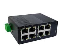 8 Port 1000M Industrial Switch Mini Industry Ethernet Network Switch DIN Rail Plug and Play IP40 Protection