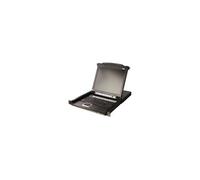 8-port commutateur kvm console lcd 17 noir aten cl5708m-ata-ee