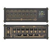 8-Port USB Hub with Individual Switches, 36W Data & Charging Station | Eight switched USB ports support data transfer and 36W power for organized control of PC accessories.(Black)