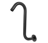 8 pouces 201 en acier inoxydable Haute monture S'extension de douche-courbée bras g1 / 2 "Accessoire de salle de bain noir