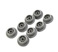 8 pour roues de Remplacement Panier Lave-Vaisselle 35mm Axe 5mm | Compatibilité étendue pour hotpoint, diamètre 35mm, axe 5mm, matériau résistant, remplacement idéal
