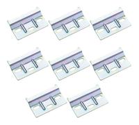 8 Rails de fixation murale suspendus plaques support pour placard cuisine et penderie étagère à visser