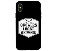 8 rameurs 1 Bateau 0 erreurs rameur équipage rameur Coque pour iPhone X/XS