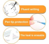 8 Recharge Stylo Pour Pilot Frixion,Cartouche Pour Pilot Frixion,Pointe 0.7mm,Recharge Pour Stylo Gel Effaçable Compatibles Avec Frixion Ball Et Frixion Ball Clicker