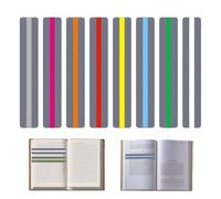 8 Règle de Lecture pour Enfants, Bandes de Lecture Guidée et Marque-Page pour Dyslexie, Ligne de Lecture 8 Couleurs, Outils Pédagogiques pour Professeurs, Élèves et Débutants