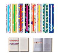 8 Règle de Lecture pour Enfants, Bandes de Lecture Guidée et Marque-Page pour Dyslexie, Ligne de Lecture Colorée, Outils Pédagogiques pour Professeurs, Élèves et Débutants