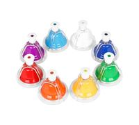 8 remarques pour les mains colorées - Cloches de percussion - Instruments de musique pour enfants - Cartes jouets - Fournitures de fête et coopération
