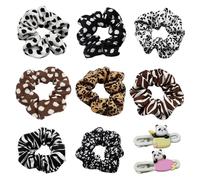 8 Rondelles De Cheveux Rétro Et 1 Paire De Cartes De Cheveux Mignonnes, Accessoires De Cheveux Pour Femmes, Décorations De Coiffures, Accessoires De Cheveux De Personnalité Créatifs.