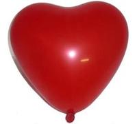 8 rouge ballons coeurs de mariage rouge G
