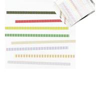 8 rouleaux de ruban adhésif à impression géométrique, 3mm x 5m, pour Scrapbooking, planificateurs, cahiers, Albums, ruban artisanal en papier japonais