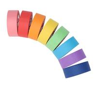 8 Rouleaux Ruban Adhésif Décoratif, 23mm*13m Tape Coloré Ruban de Masquage Peinture Arc-en-ciel pour Bricolage, Scrapbooking, Artisanat