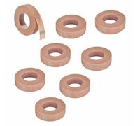 8 Rouleaux Ruban de Peau Flexible 1,25 cm x 9,14 m Micropore Sparadrap Chirurgical Médical Bande Non Tissé Auto-Adhésif Bande de Soutien Respirante pour Extensions de Cils Sports