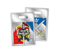8 Sachets De Fêtes Chevaliers Taille Unique Argenté