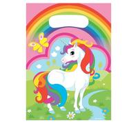 Amscan Sachets plastique Licorne Rose – 8 pièces