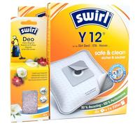 8 Sacs D'aspirateur + Billes Déodorantes Compatible avec Hoover AC70_AC... Serie; Princess EcoQuiet 335010 | Compatible avec Swirl Y12 - Y 12 | 8 Sacs, Désodorisant, Accessoires, Pièces Détachées