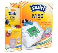 8 Sacs D'aspirateur + Billes Déodorantes Compatible avec Miele Exklusiv Edition - S4, HEPA - S 6230 | Compatible avec Swirl M50 - M 50 Anti Odour | 8 Sacs, Désodorisant, Accessoires, Pièces Détachées