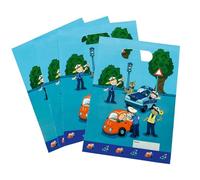 8 sacs de fête * Police * pour enfants à thème fête d'anniversaire Tib Boys Childrens Sacs de fête d'anniversaire Owl Motif Sacs cadeaux/Pack Police Policeman Police Car
