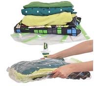 8 sacs économiseur d'espace, pas besoin d'aspirateur, emballage de compression enroulable, essentiels de voyage, pour valises