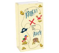8 sacs en papier Ahoy Birthday 25,4 x 13 x 7,6 cm