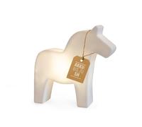 8 seasons Design Cheval Mini lampe Shining Horse (blanc) Micro - 12 cm - Lampe décorative LED avec batterie et USB-C - Rechargeable - Sans fil et décorative - Lumière d'ambiance idéale pour