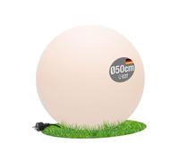 8 Seasons Design | Éclairage LED blanc chaud | Boule Shining Globe (Ø 50 cm, résistant aux UV, lampe à billes pour l'intérieur et l'extérieur | Blanc 32418 W
