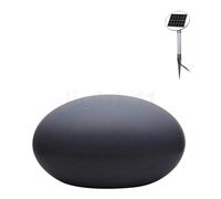 8 seasons design Shining Eye Lampe au sol anthracite - incl. ampoule - incl. panneau solaire Ce luminaire comporte des modules à LED prémontés de classes énergétiques A A++, A+, A
