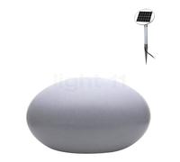 8 seasons design Shining Eye Lampe au sol gris - incl. ampoule - incl. panneau solaire Ce luminaire comporte des modules à LED prémontés de classes énergétiques A A++, A+, A