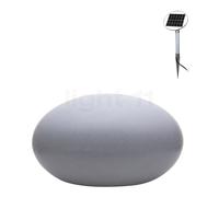 8 seasons design Shining Eye Lampe au sol pierre - incl. ampoule - incl. panneau solaire Ce luminaire comporte des modules à LED prémontés de classes énergétiques A A++, A+, A