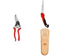 8 Sécateur Professionnel Bypass 25 mm avec Scie Pliante 600 et Étui 911 pour Kit Professionnel de Taille