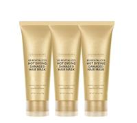 8 secondes Masque capillaire revitalisant, 8S Revitalise le masque capillaire endommagé à la teinture à chaud, le conditionneur de réparation d'humidité profonde, lisse instantanément (3pcs)