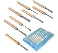 8× Set d'outils de sculpture Ciseau à bois Jeu de ciseaux à bois Couteaux à sculpter