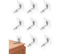 8 Sets Furniture Safety Anchors - Anti Tip Furniture For Toddlers - Anti Tip Protection For Kids And Pets - No Drilling Required