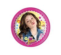 8 soucoupes en carton Soy Luna Taille unique