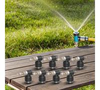 8 soupapes de contrôle du débit d'air pneumatique avec connecteurs poussoirs pour contrôle de la pression d'air dans les systèmes pneumatiques (SL4-02)