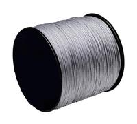 8-Strand PE Braided 0.55mm-1.0mm Tangle-Free Main Lure Line Multifilament Weaves Wired(Gray,24.0(0.90mm)-250LB)