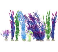 8 Stück Künstliche Wasserpflanzen, Plastik, Aquarienpflanzen, Dekoration für Aquarien
