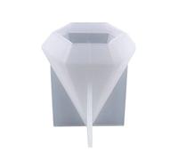 8 styles de moules hexagonaux en résine époxy en forme de pyramide en silicone pour la fabrication de bijoux, moules à outils faits à la main, moules à savon, moules de Noël, bougies